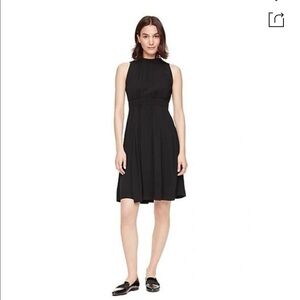 New - Kate Spade tie back dress in black with side pockets